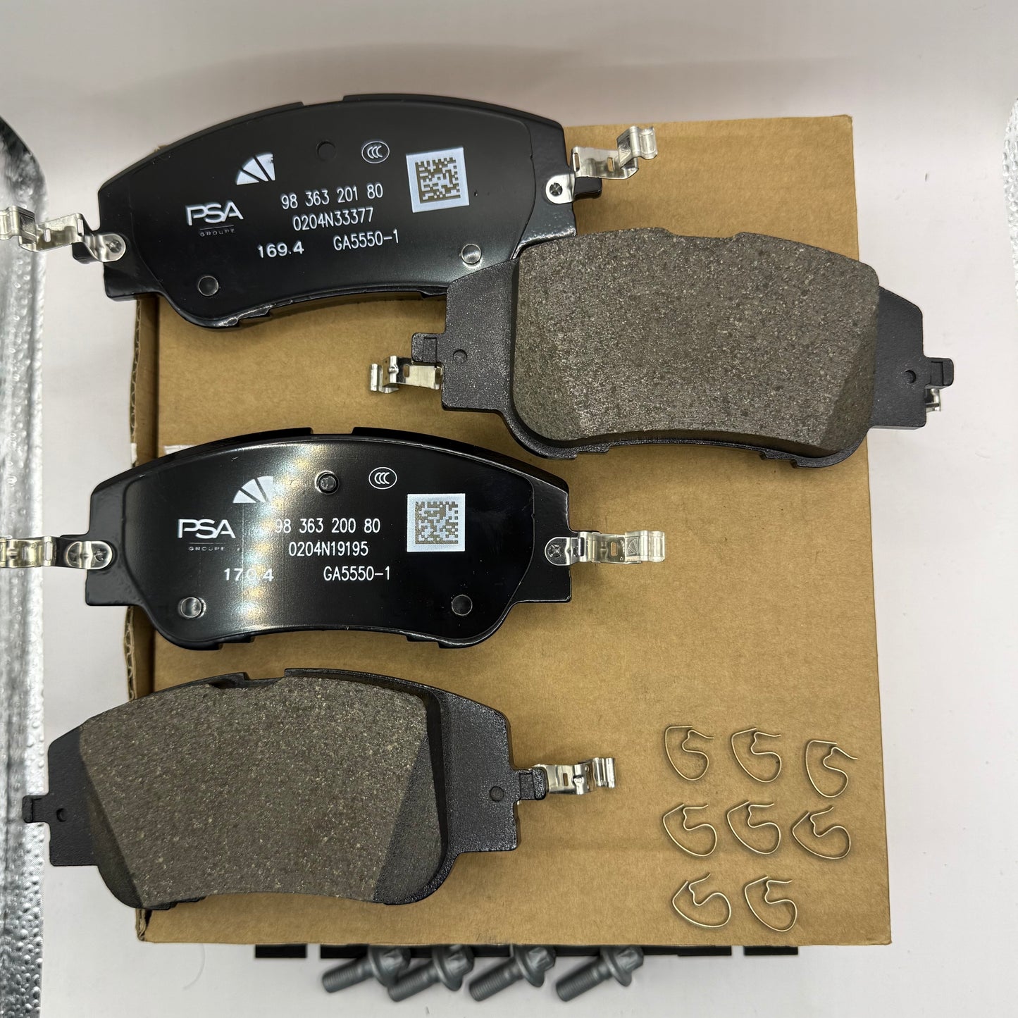 PASTILLAS DE FRENO DELANTERAS ORIGINALES OPEL CORSA-MOKKA 2021-2025