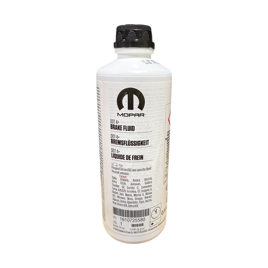 Líquido de frenos MOPAR DOT 4+ 0.5L – Original Peugeot, Citroën, DS y Opel