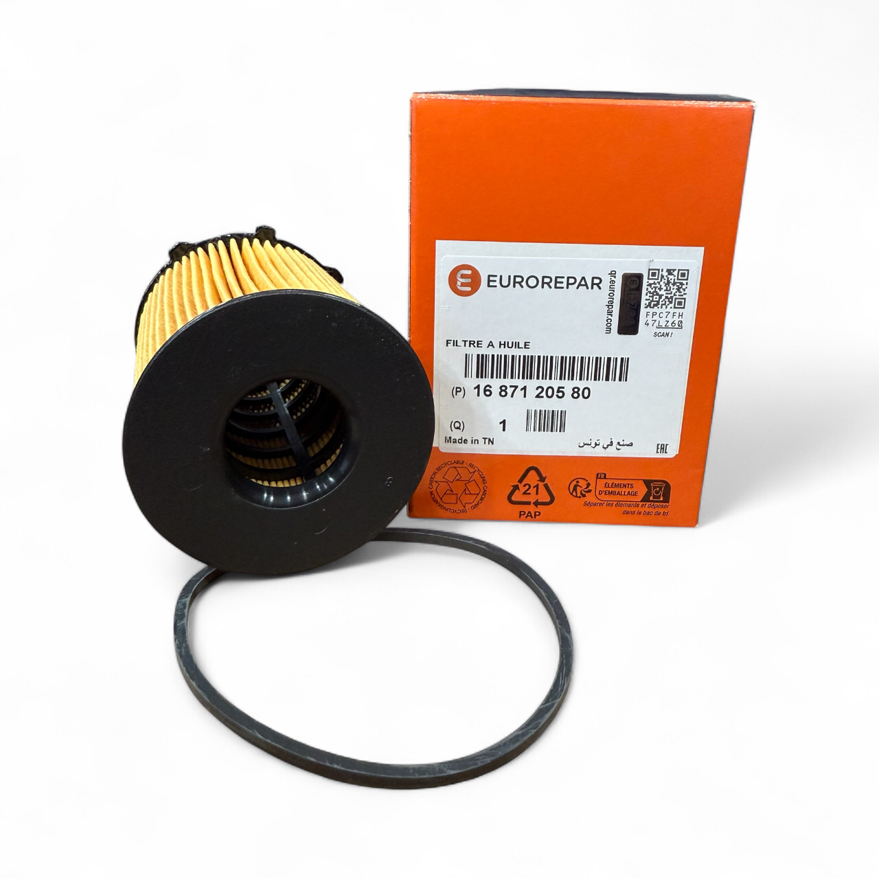 Filtro de Aceite Eurorepar Peugeot Citroën 1.6 HDi Euro 5 (Sin AdBlue)