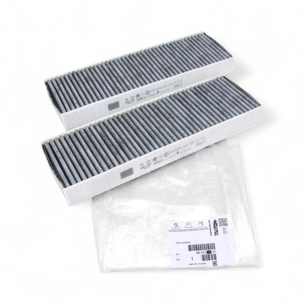Filtro de Polen Original con Carbón Activo Peugeot / Citroën / Opel (9833351080)