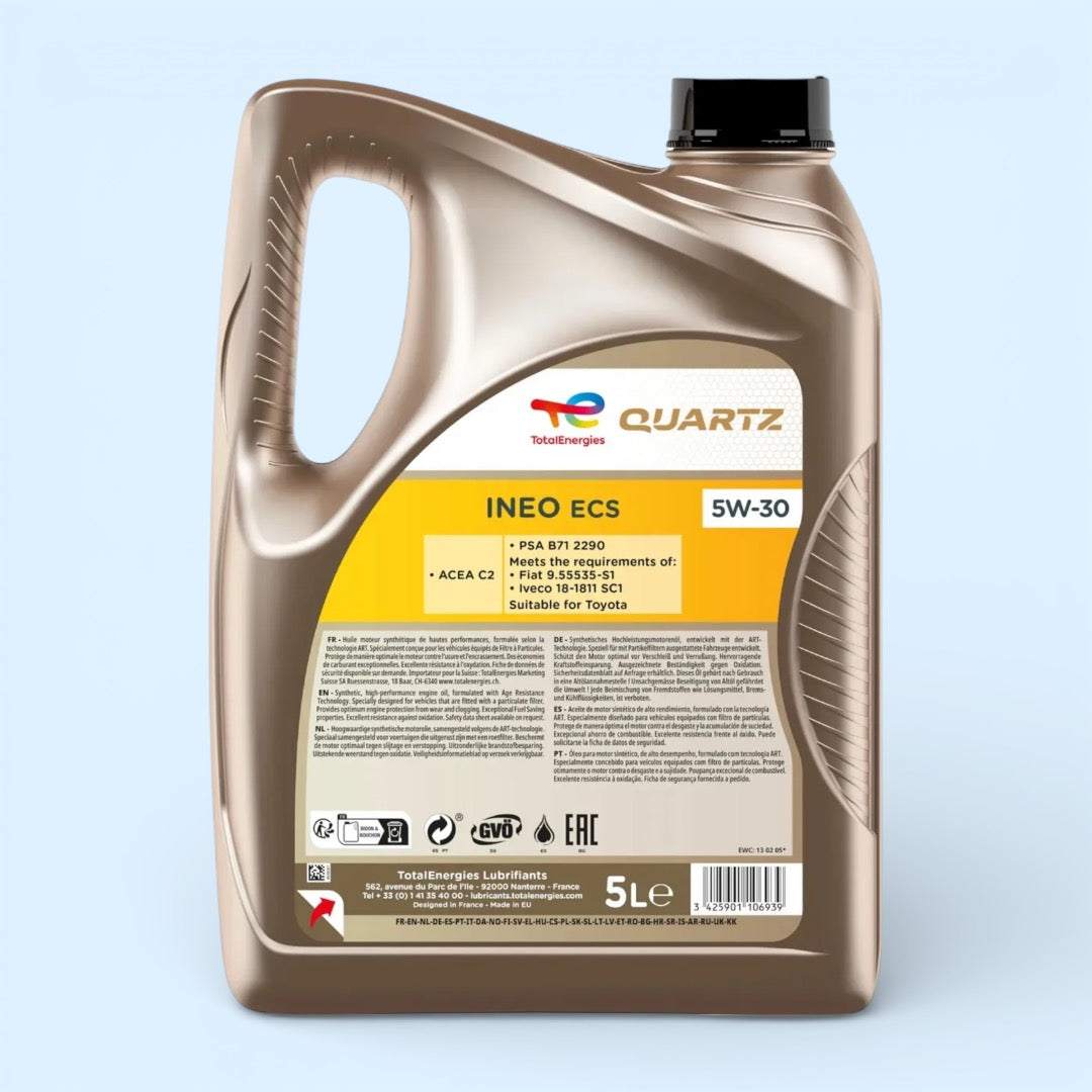 Aceite Total Quartz Ineo ECS 5W30 4L – ACEA C2
