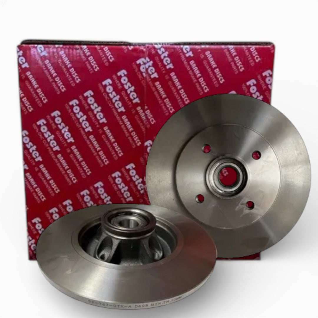 PAR DISCOS DE FRENO TRASEROS PEUGEOT PARTNER B9 CITROEN BERLINGO B9