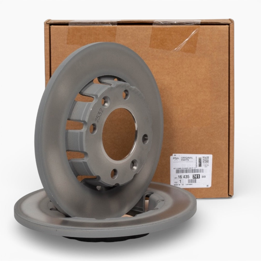 Discos de Freno Traseros Originales Peugeot 208/2008 Citroen C4 Opel Corsa Mokka