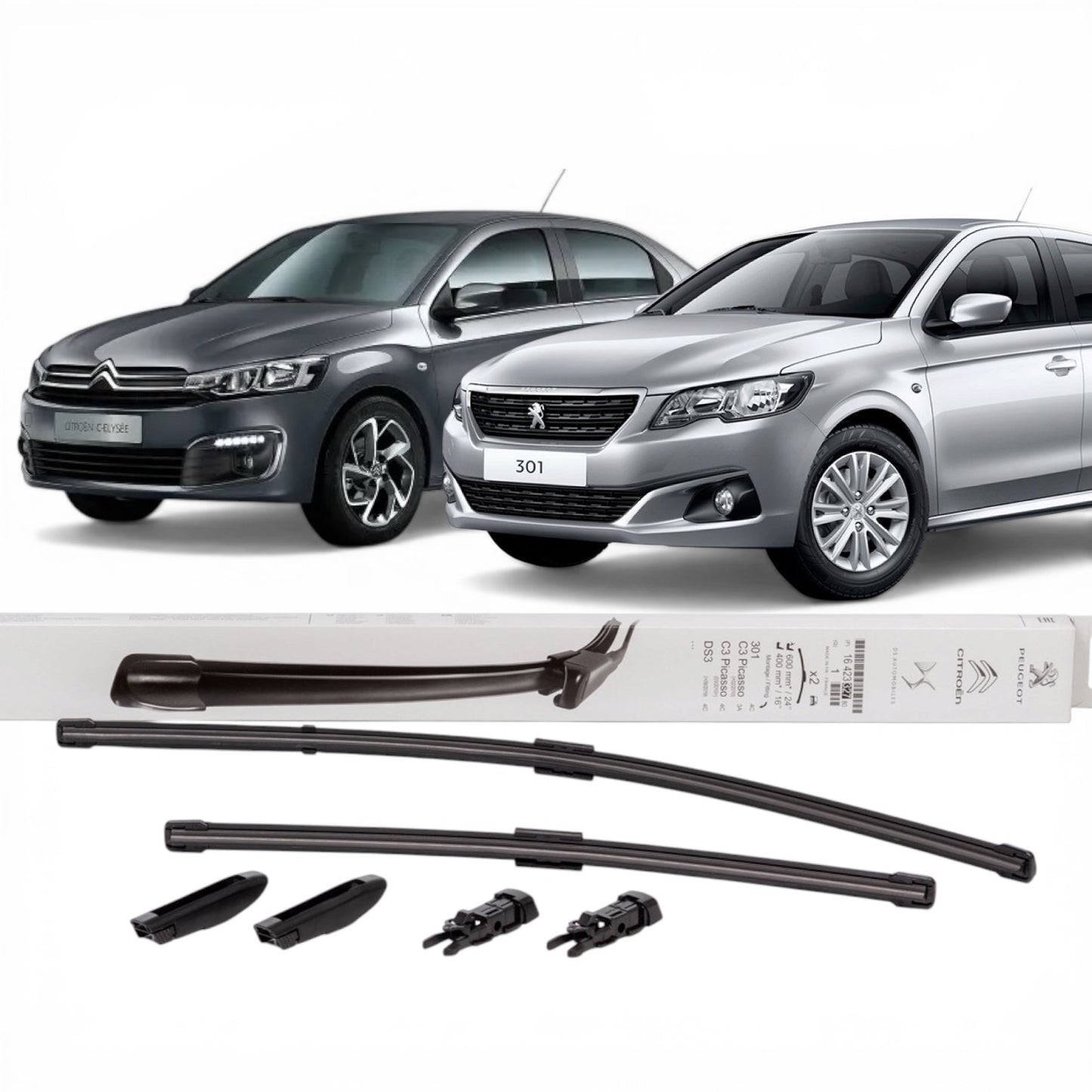 Plumillas Delanteras Originales Peugeot 301 Citroen C-elisee 2013-2025