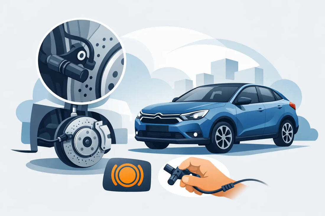 Sensor ABS Citroën C4: fallas y cambio