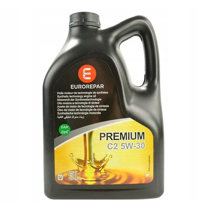 ACEITE DE MOTOR EUROREPAR PREMIUM C2 5W30 5L