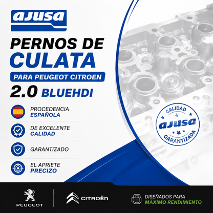 Pernos de Culata Citroen Spacetourer Jumper 2.0 Bluehdi