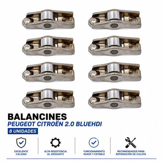 Balancines Citroen C4 C5 Aircross Jumpy 2.0 Bluehdi 8 Unidades