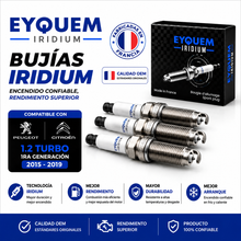 Bujias Citroen C3 C4 cactus C3 Aircross 1.2 Puretech 2015-2019
