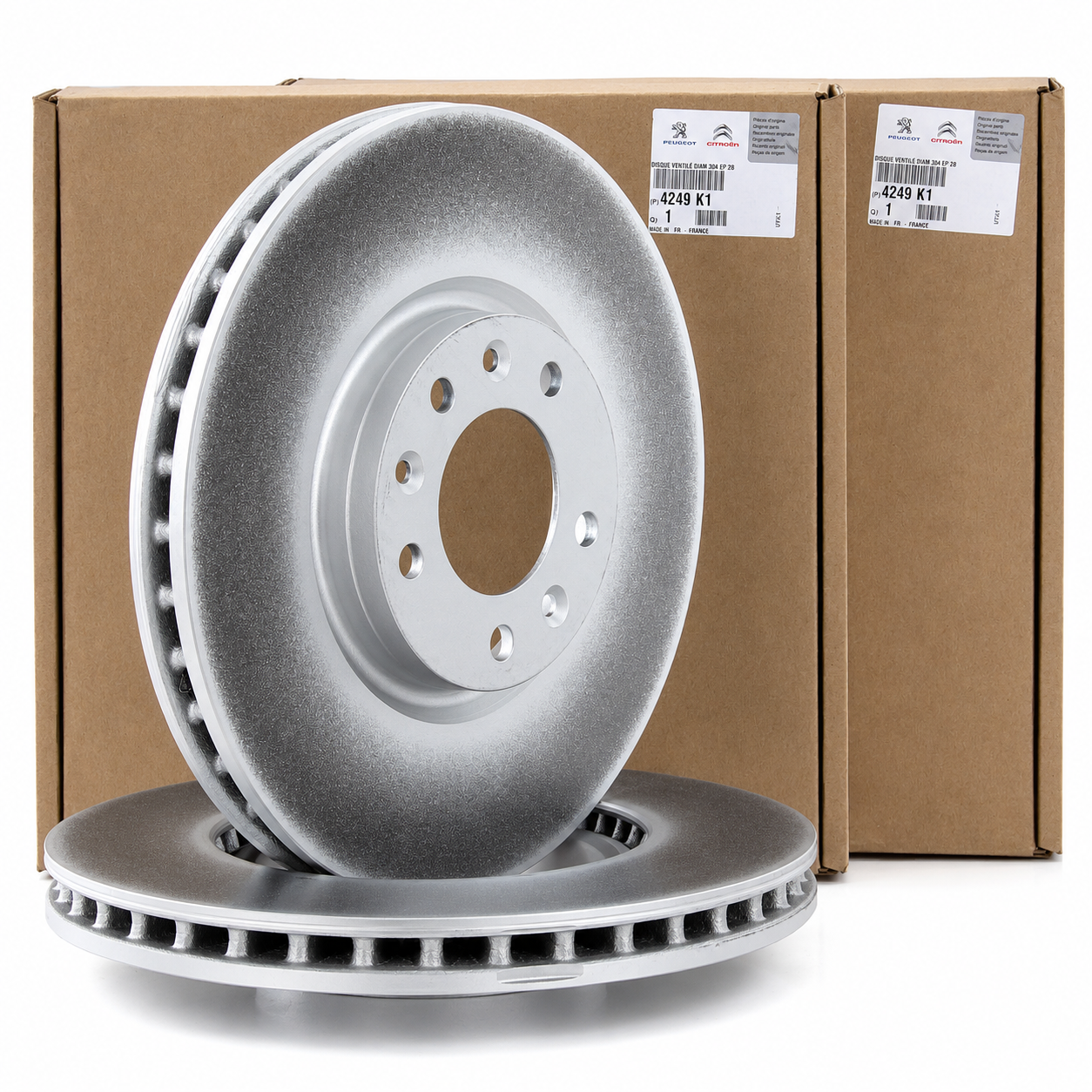 Par Discos Delanteros Originales Citroen C5 Aircross 304mm
