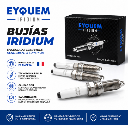 Juego de Bujias Peugeot 208 308 2008 3008 Rifter 1.2 Puretech 2021-2025