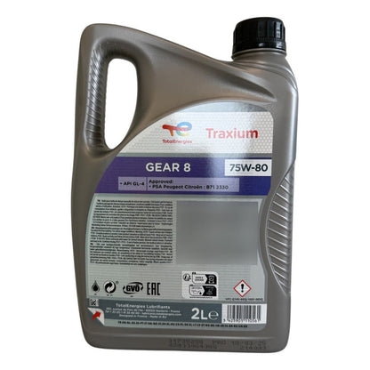 Aceite Transmisión Manual 75w80 Total 2l Peugeot Citroen