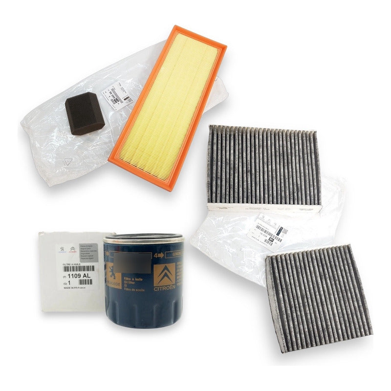 Kit De Filtros Originales Peugeot 2008 1.2 Turbo Puretech 2016-2019