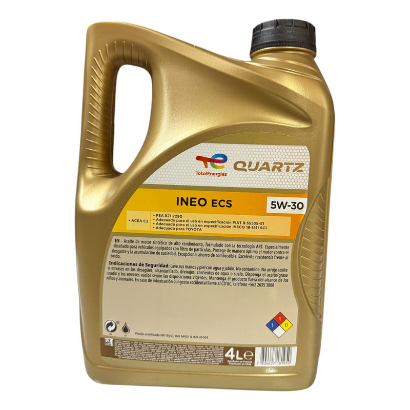 Kit Filtros Y Aceite Citroen C3 C4 Cactus 1.6 Hdi 8v Euro5