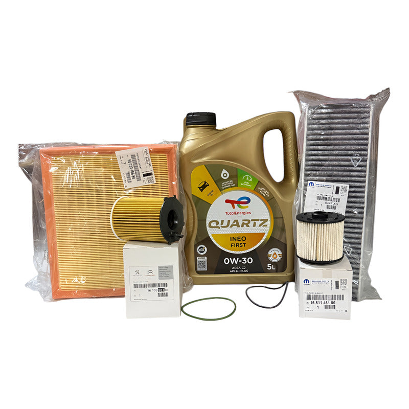 Kit Filtros Y Aceite Citroen C5 Aircros Berlingo 1.6 Bluehdi