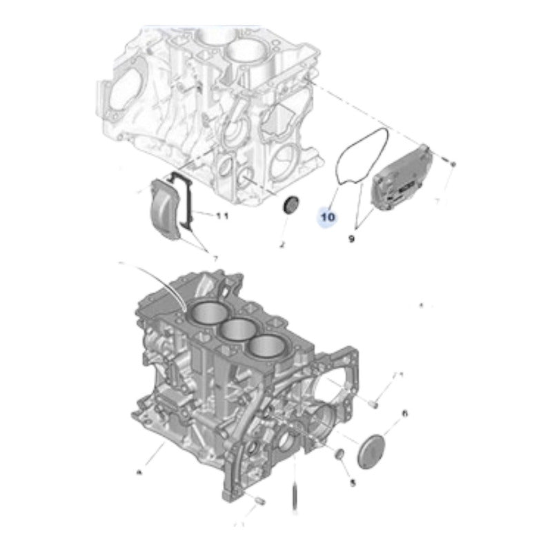 Junta Tapa Distribucion Peugeot 3008 5008 Rifter 1.2 Puretch