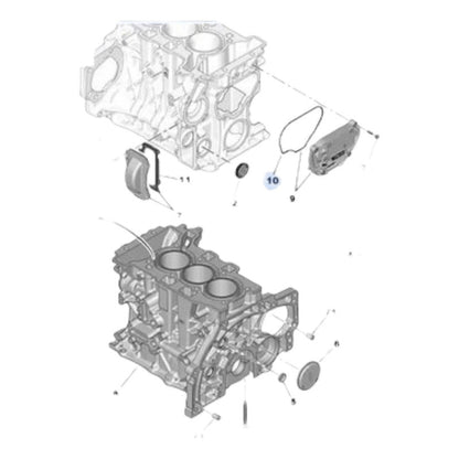 Junta Tapa Distribucion Peugeot 3008 5008 Rifter 1.2 Puretch