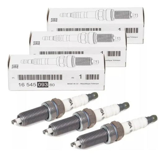 JGO DE BUJIAS ORIGINALES PEUGEOT CITROEN 1.2 VTI SIN TURBO