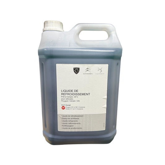 Líquido refrigerante original Peugeot Citroën DS – Prêt à l’emploi -35°C (5L)
