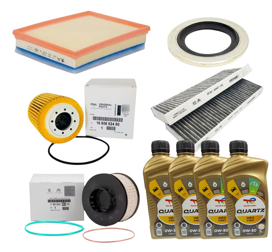 Servicio de Mantenimiento Premium Peugeot Rifter 1.5 BlueHDi – Repuestos Originales + Scanner Profesional