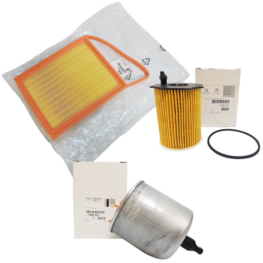 Kit de Filtros Originales Peugeot / Citroën / Opel 1.6 HDi 8V Euro 5 Sin AdBlue