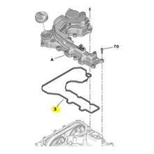 JUNTA DE TAPA DE VÁLVULAS ITALIANA PEUGEOT CITROËN OPEL DS 1.2 PURETECH 2DA GENERACIÓN