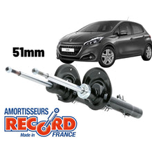 Amortiguadores Delanteros Record Peugeot 208 / 2008 / Citroën C3 51 mm (2014–2019)
