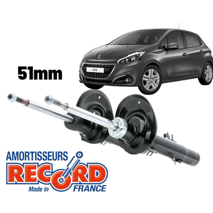 Amortiguadores Delanteros Record Peugeot 208 / 2008 / Citroën C3 51 mm (2014–2019)