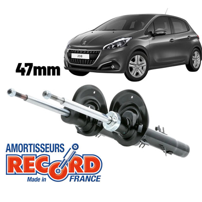 Amortiguadores Delanteros Record Peugeot 208 / Citroën C3 47 mm (2014–2019)