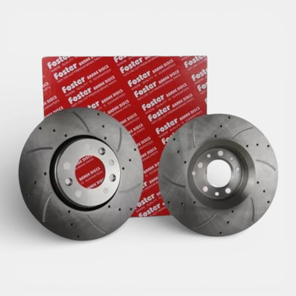 PAR DISCOS FRENO DELANTEROS PEUGEOT RIFTER K9 / PARTNER K9 2020-2025