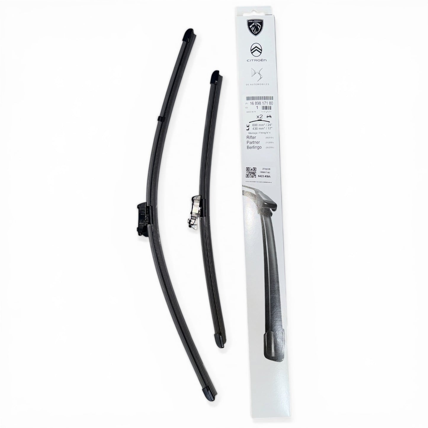 Plumillas Delanteras Original Opel Combo K9 2019-2025