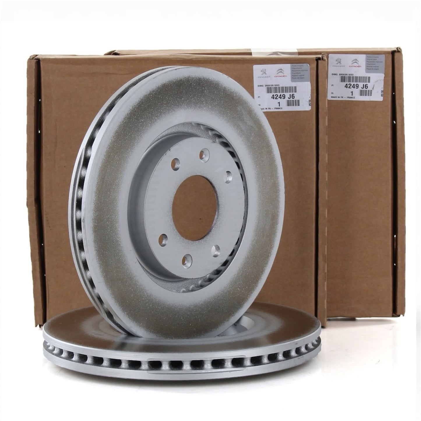 Discos de Freno Originales Peugeot 2008 Citroen C4 Opel Mokka 283mm