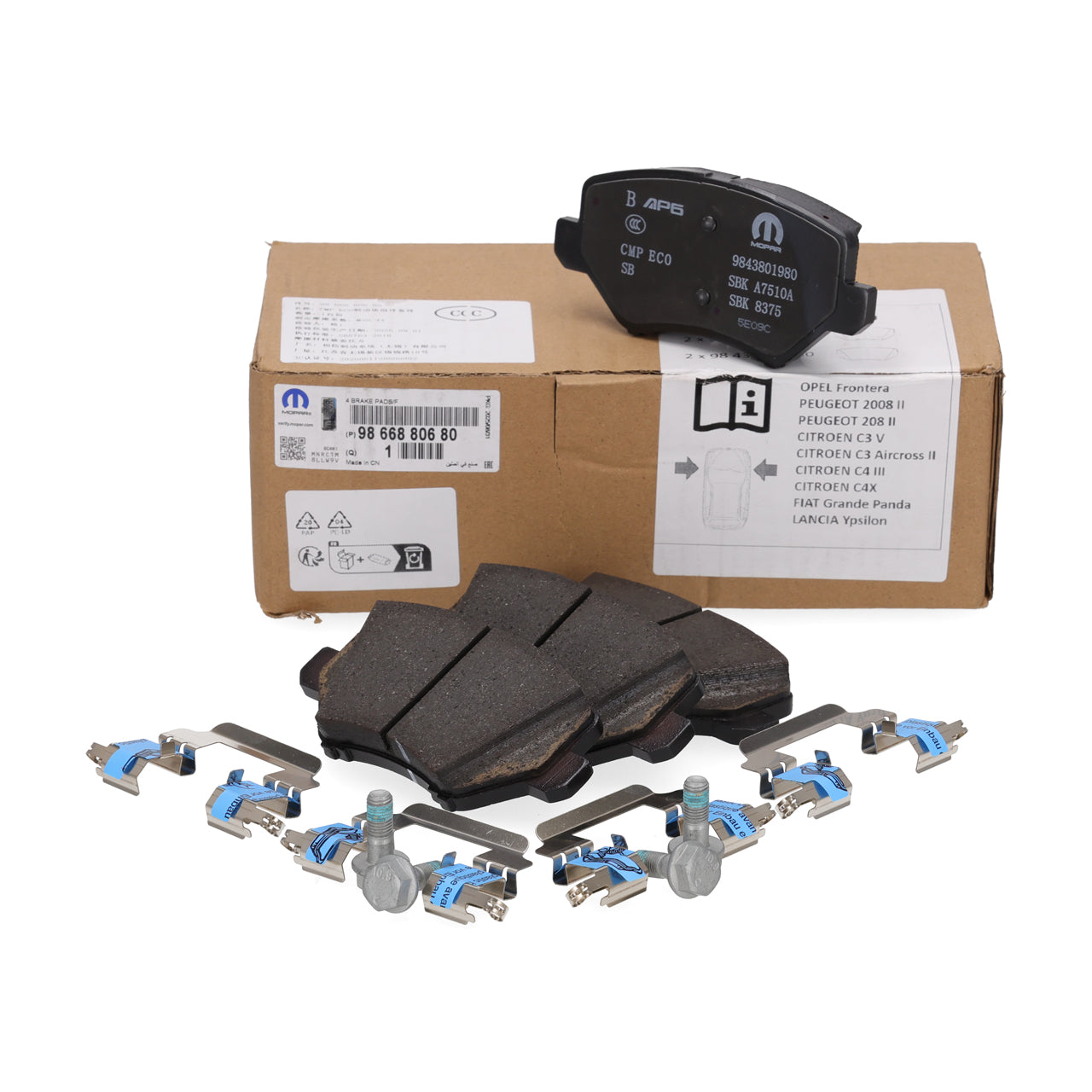 Pastillas de Freno Delanteras Originales Citroen C3 AIRCROSS C4 2025-2026